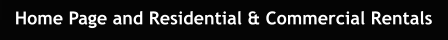 Home Page and Residential & Commercial Rentals